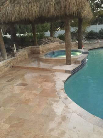 Retaining walls and steps by Molina & Son Brick Pavers in South Florida