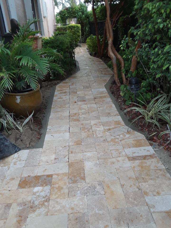 Paver sealing by Molina & Son Brick Pavers in South Florida
